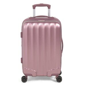 LONDON FOG Mauve 20in Madison Hardside Expandable Carry-on Spinner